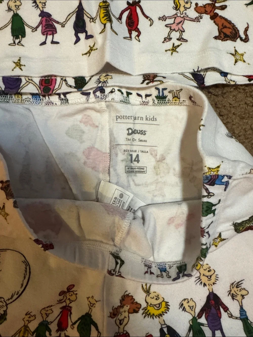 Pottery Barn Kids grinch pajamas